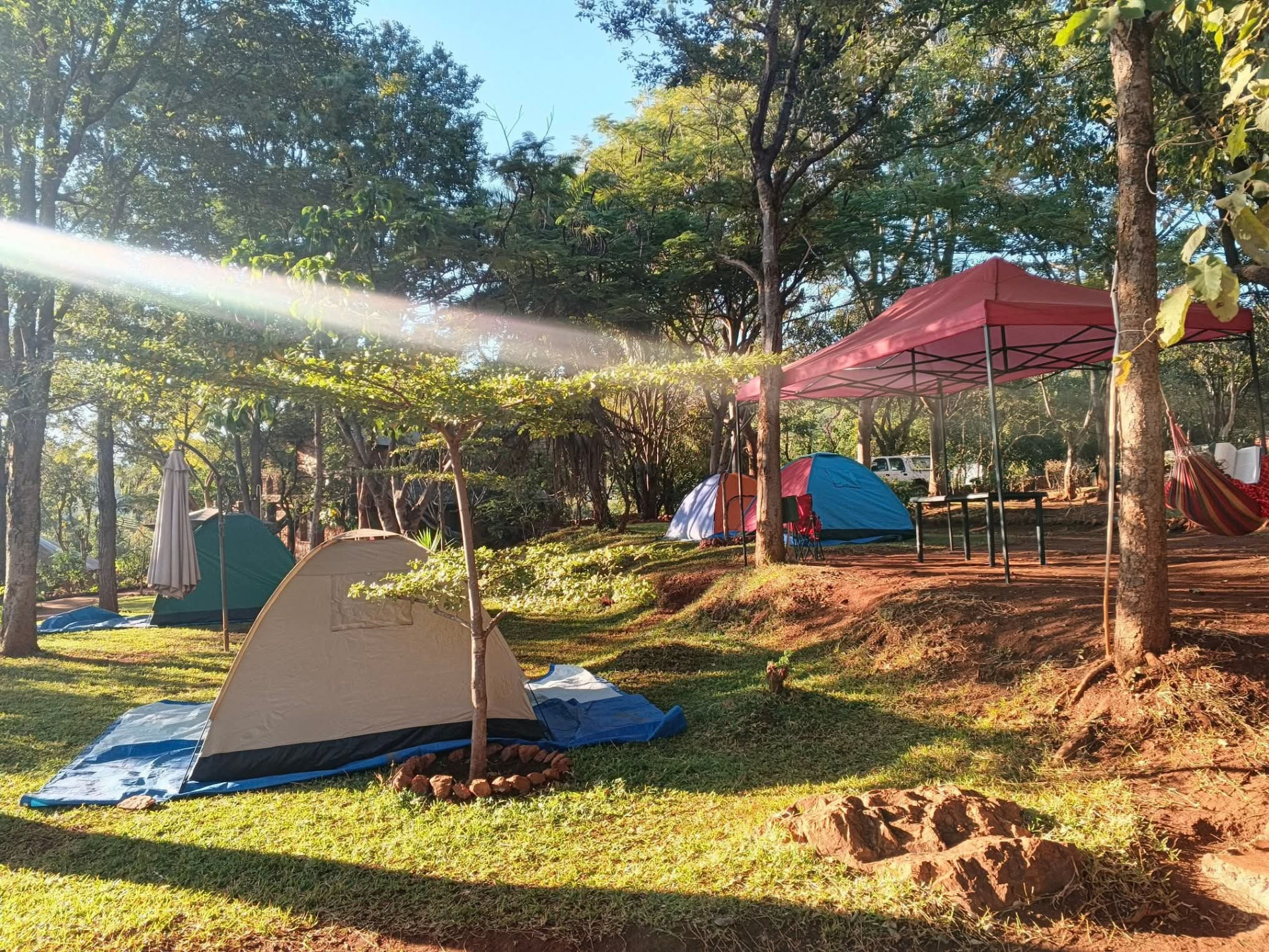 Camping at Deans Hill View Lodge